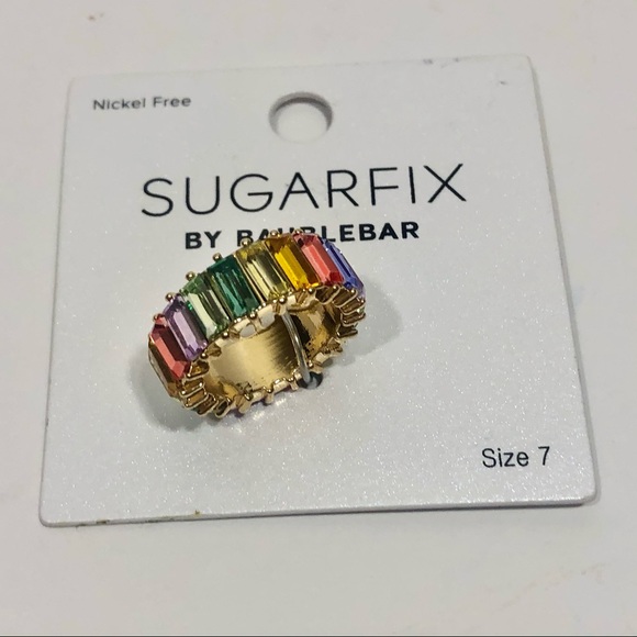 SUGARFIX Gold toned Ring Size 7 - Picture 1 of 8